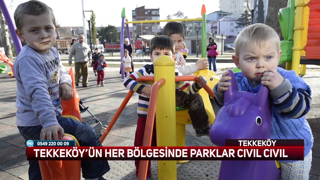 Tekkeköy’ün her bölgesinde parklar cıvıl cıvıl