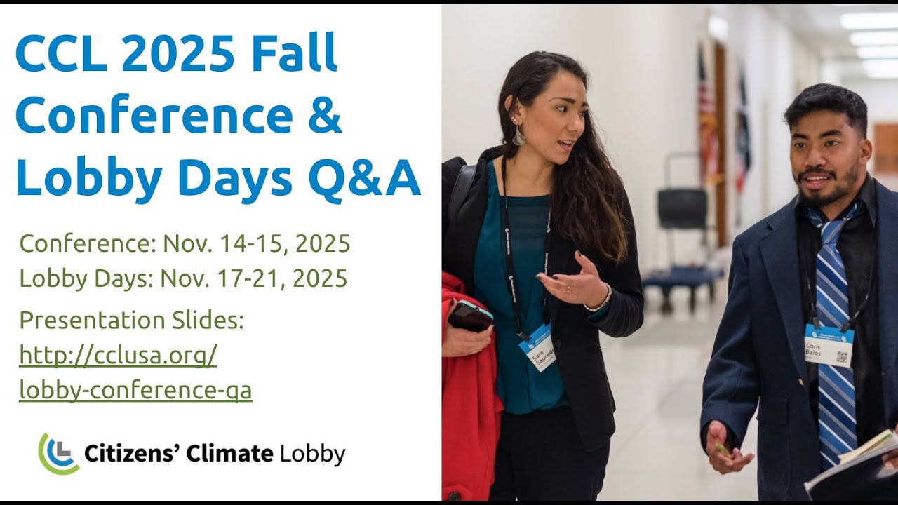 CCL Training: Fall 2025 Conference & Lobby Day Q&A
