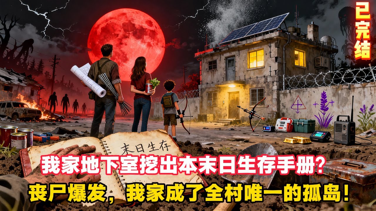 在地下室挖到「未來人」日記😱 我賭上全家性命，照做後竟成末日霸主！ 