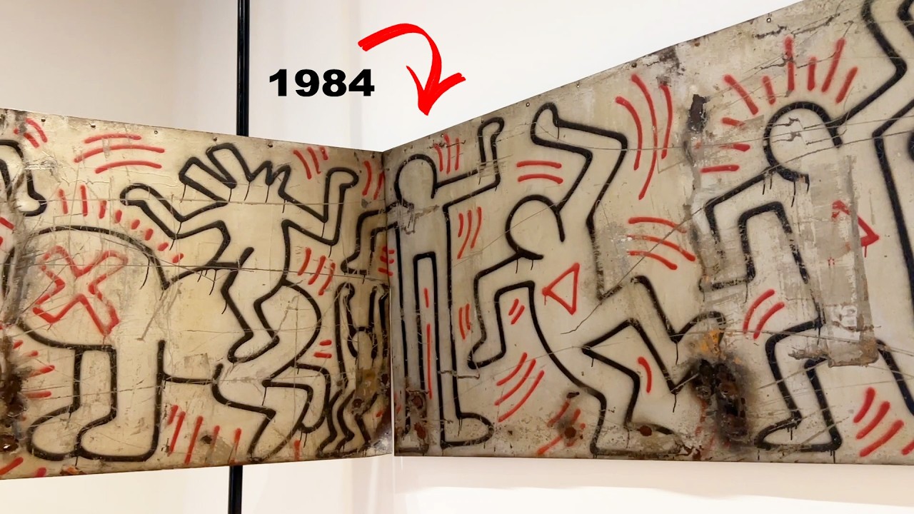 I found a Keith Haring painting and Hidden Graffiti