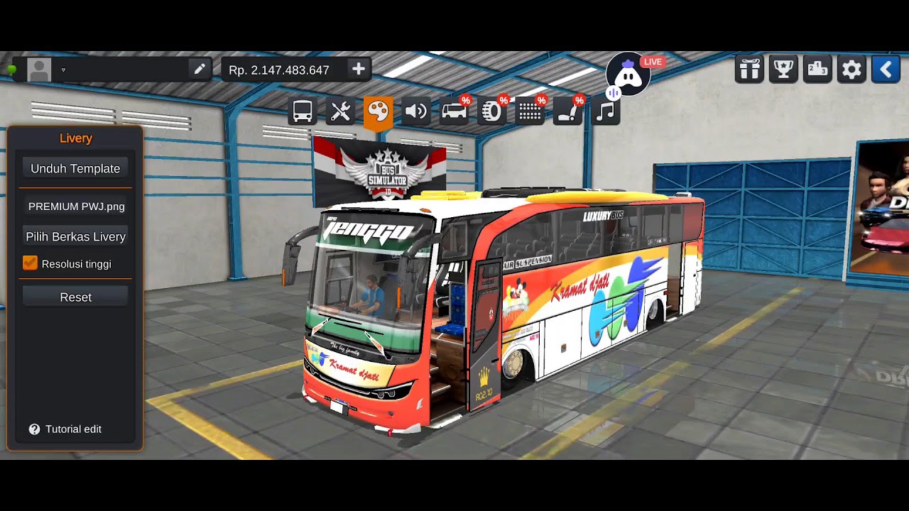 English Bus Simulator Indonesia : 👍 Good stream | Playing Solo | Streaming with Turnip