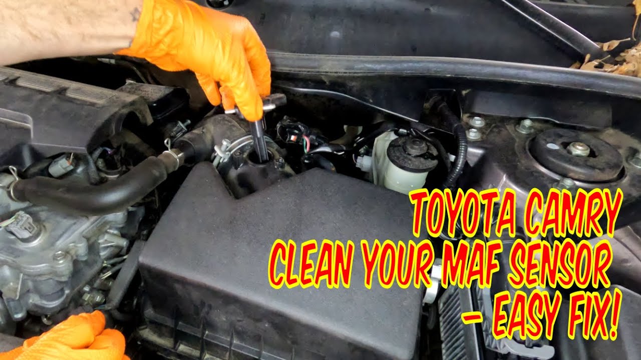 Toyota Camry: Locating and Cleaning the Mass Air Flow Sensor (MAF) 🚗