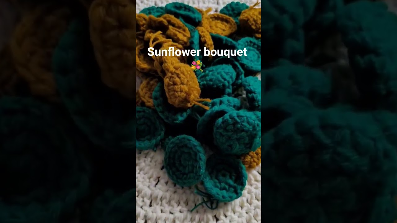 first crochet project #crochet #handmade #diy #flowercrew #sunflower #craft
