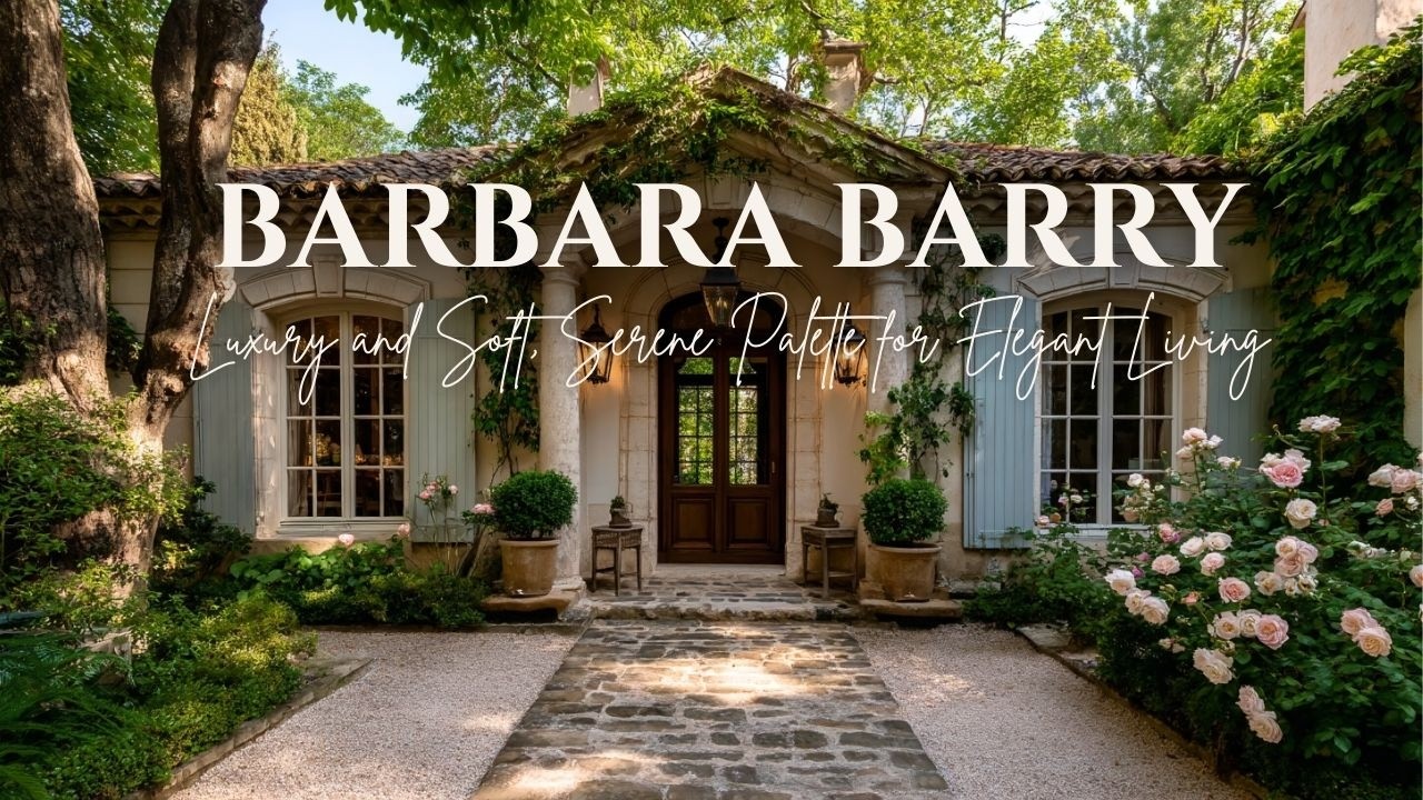 Spring House Inspired by Barbara Barry  Subtle Luxury and Soft, Serene Palette for Elegant Living