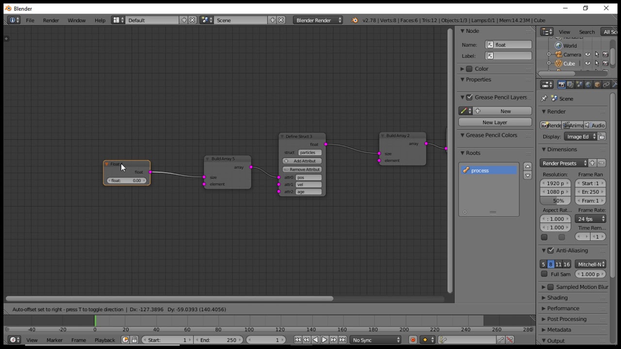 Blender: NodeFX addon teaser
