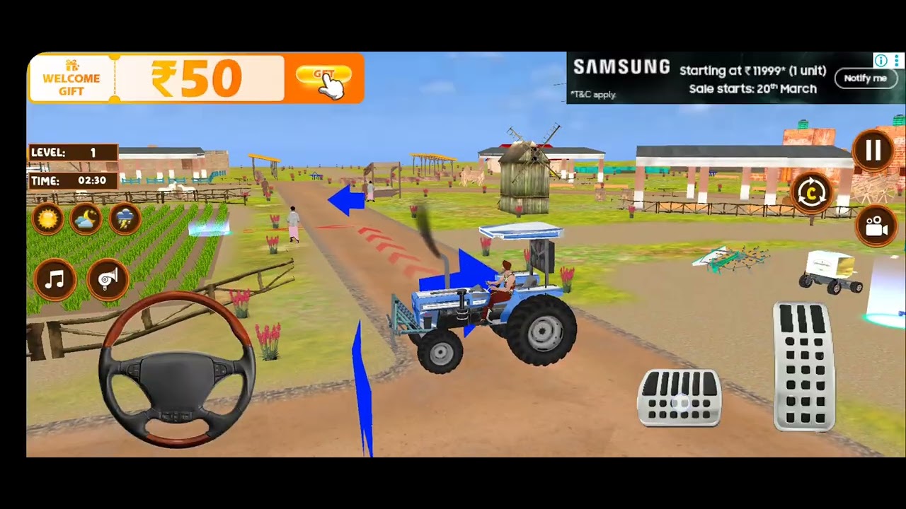 Ajj ka challenge tractor gaming