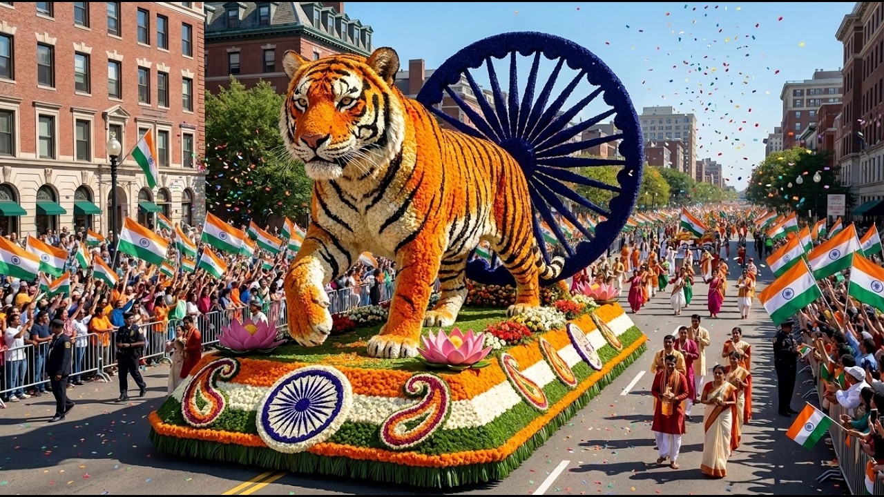 India Day Parade Boston 2026 🇮🇳🇺🇸 | Spectacular Indian Independence Parade & Cultural Festival 🎉(4K)