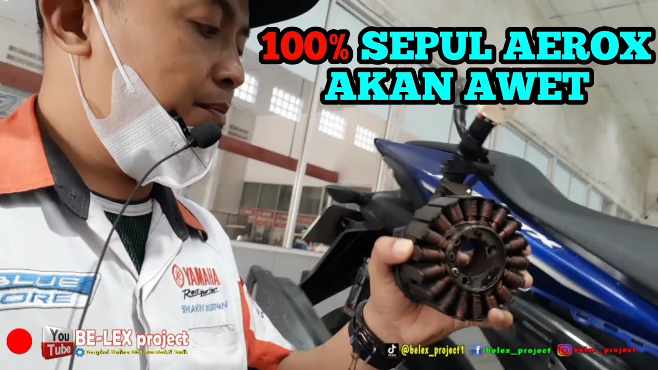 MERAWAT SEPUL YAMAHA AEROX 155 TERHIDAR DARI KODE 12