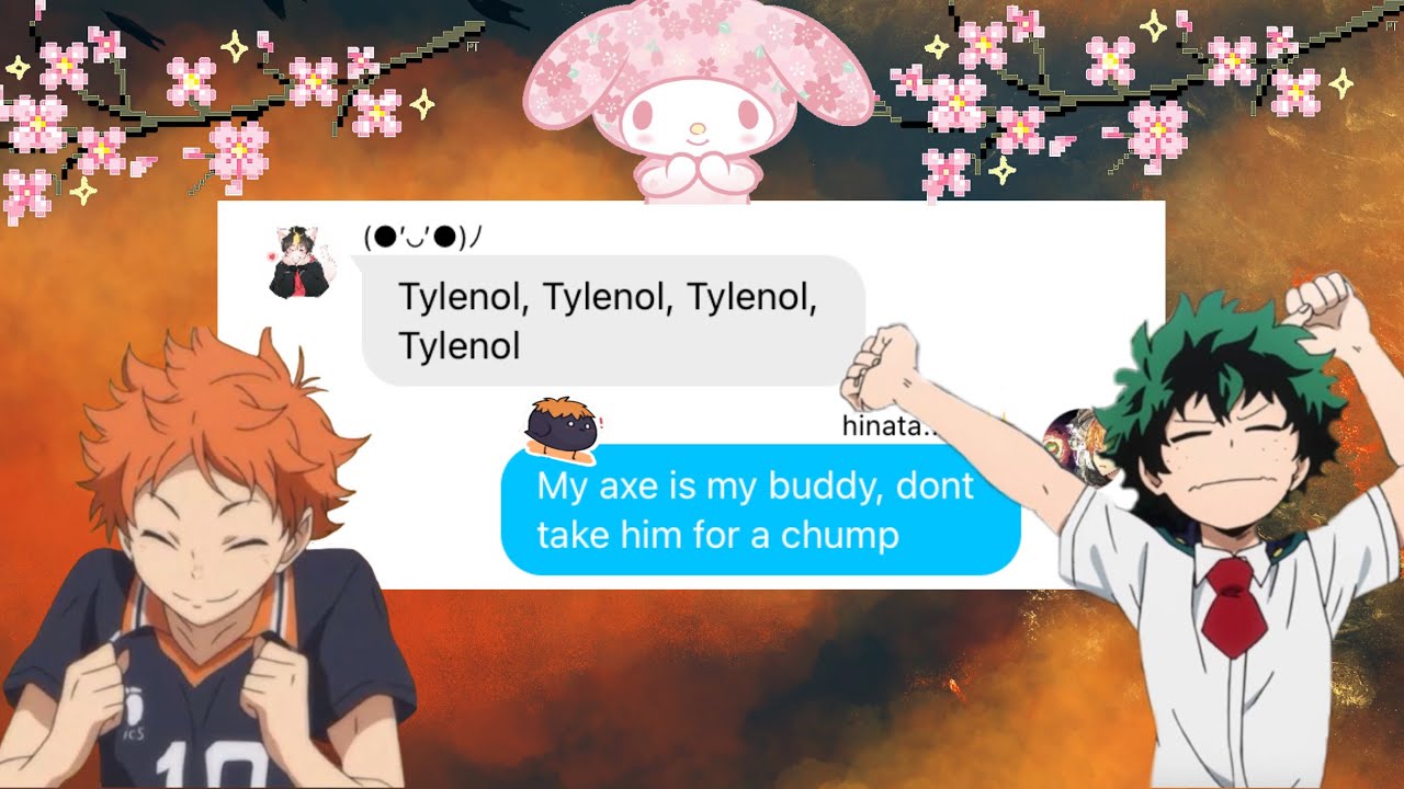 Me and my axe|my axe|haikyuu lyric prank|haikyuu texts|⚠️Tsukihina warning⚠️