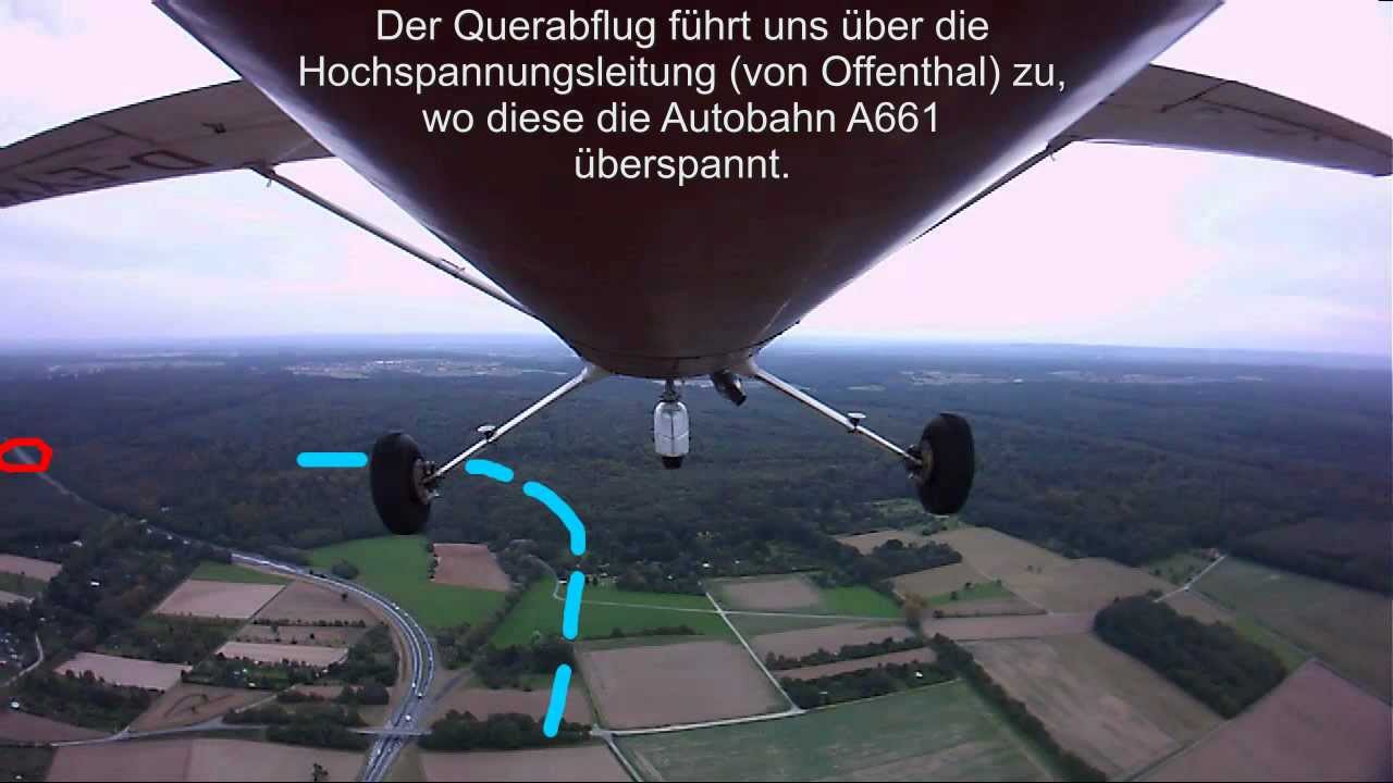 Fliegen lernen mit der PanoramaFlug - Platzrundenführung 08 (ehemals 09) in Egelsbach (EDFE)