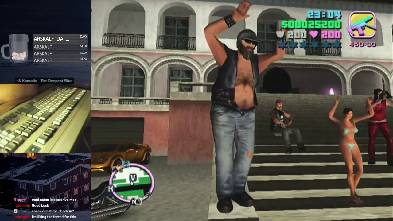 GTA: Vice City Overdrive mod on PS2