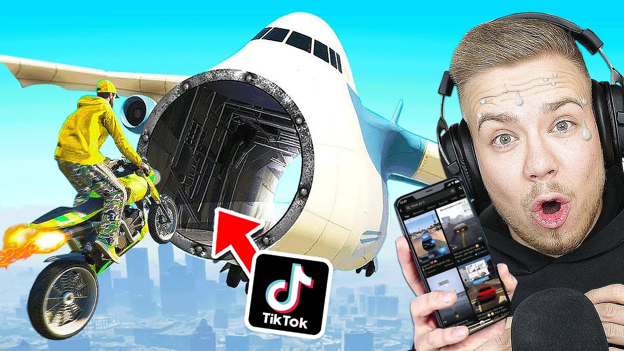 VIRALE GTA 5 STUNTS auf TIK TOK NACHMACHEN 7.0