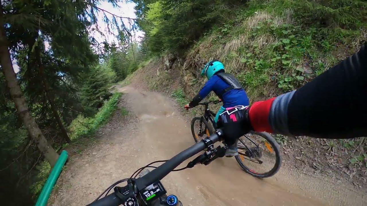Rideout: Flowtrail Action auf der Marbachegg mit meinem Sohn (11)