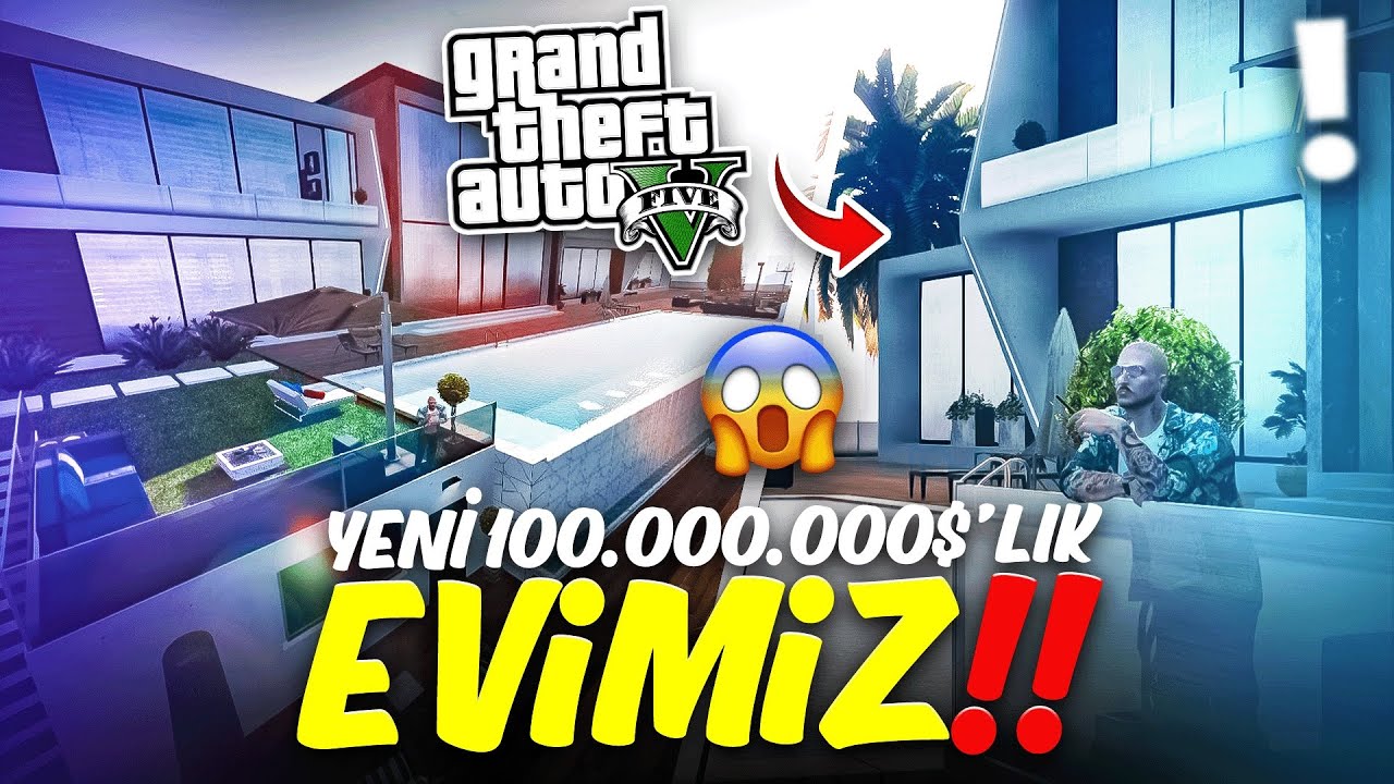 GTA 5 HAYDAR İLE POLİSİYE !! YENİ 100.000.000$'LIK EVİMİZ !!!!! #76