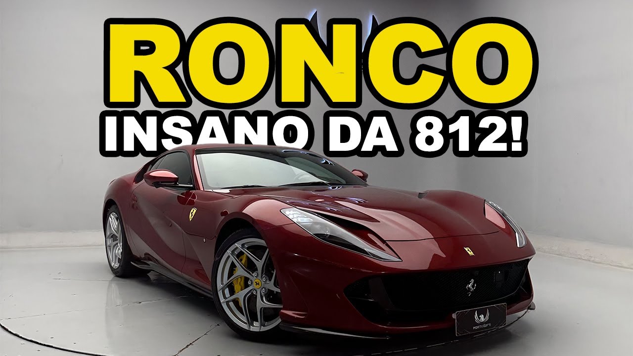 A FERRARI 812 com o RONCO mais INSANO que já ESCUTEI! 812 SUPERFAST com NOVITEC na PDK MOTORS!