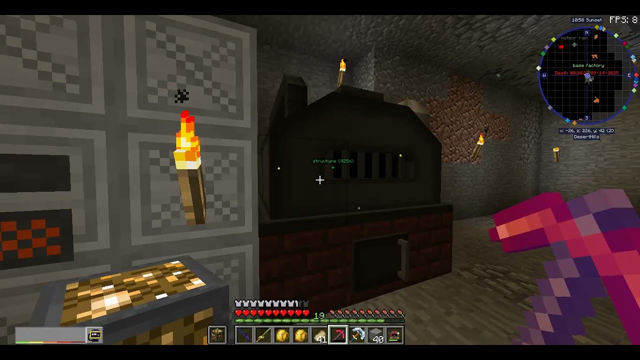 me vs cracking tower vs lag (minecraft Survival saga in tech mods Ep 193)