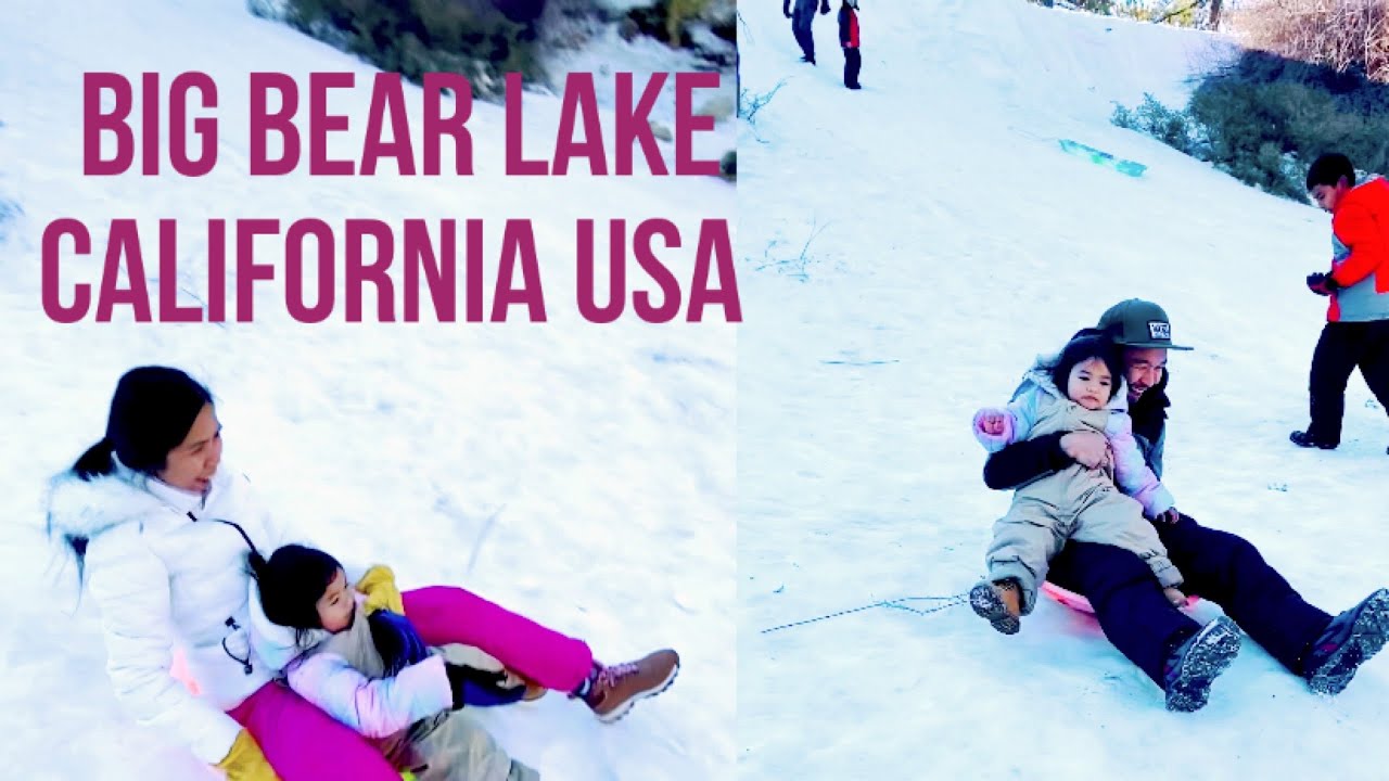 FUN IN THE SNOW AT BIG BEAR LAKE CALIFORNIA USA #djiom5 #djimimo