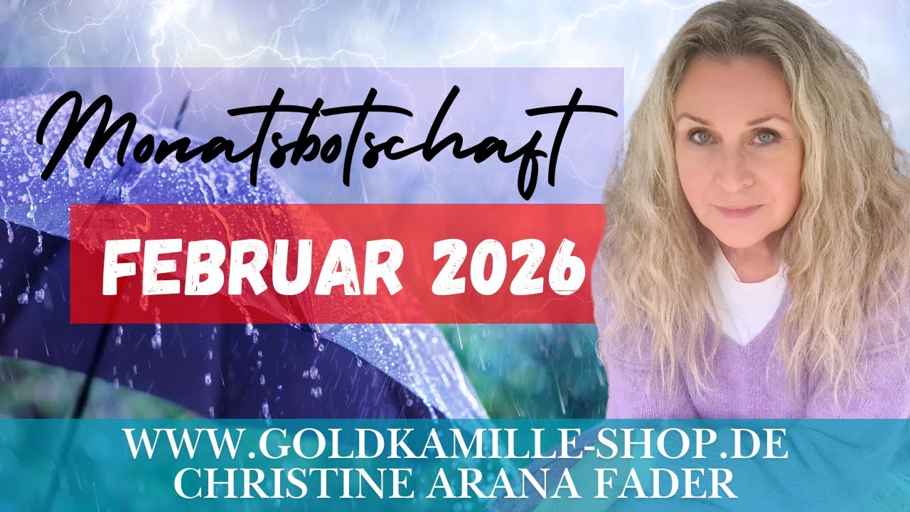 Monatsbotschaft FEBRUAR 2026 Christine Arana Fader Magie Merlin Chakra