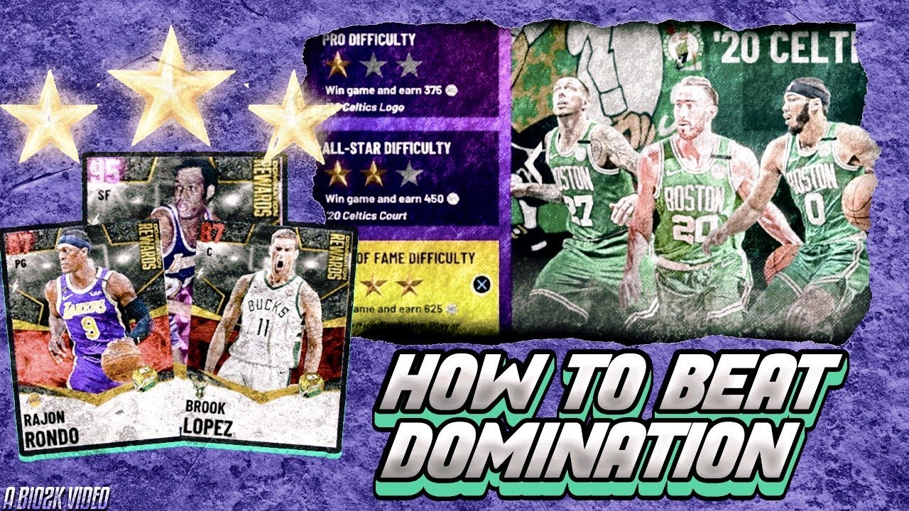 HOW TO WIN *EVERY* DOMINATION GAME FAST & EASY! BEST PLAYBOOKS, LINEUPS, & MORE! NBA 2K21 MYTEAM