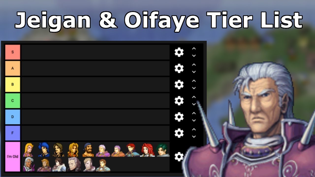 Jeigan & Oifaye Tier List