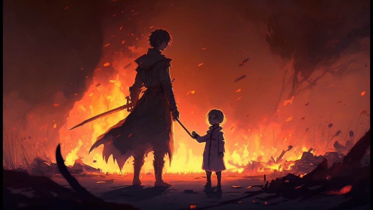 A mysterious man gave him a sword so that he can live