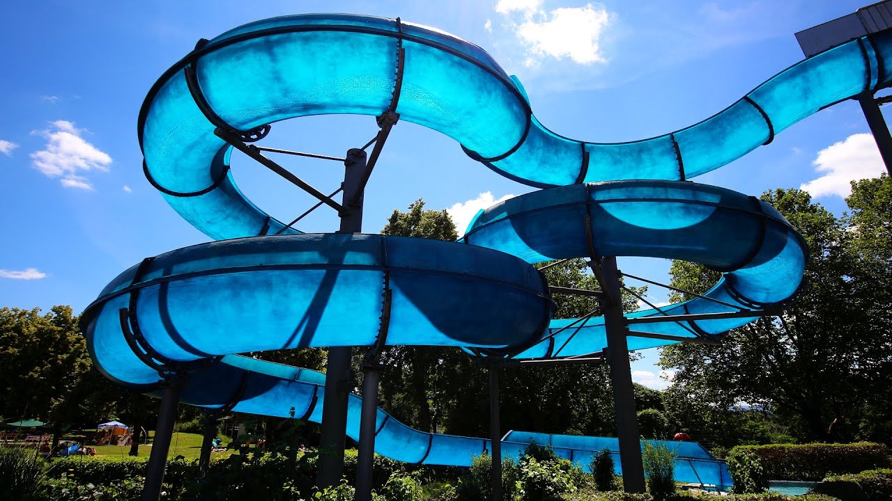 Freibad Waldbronn   offene Riesenrutsche Onride