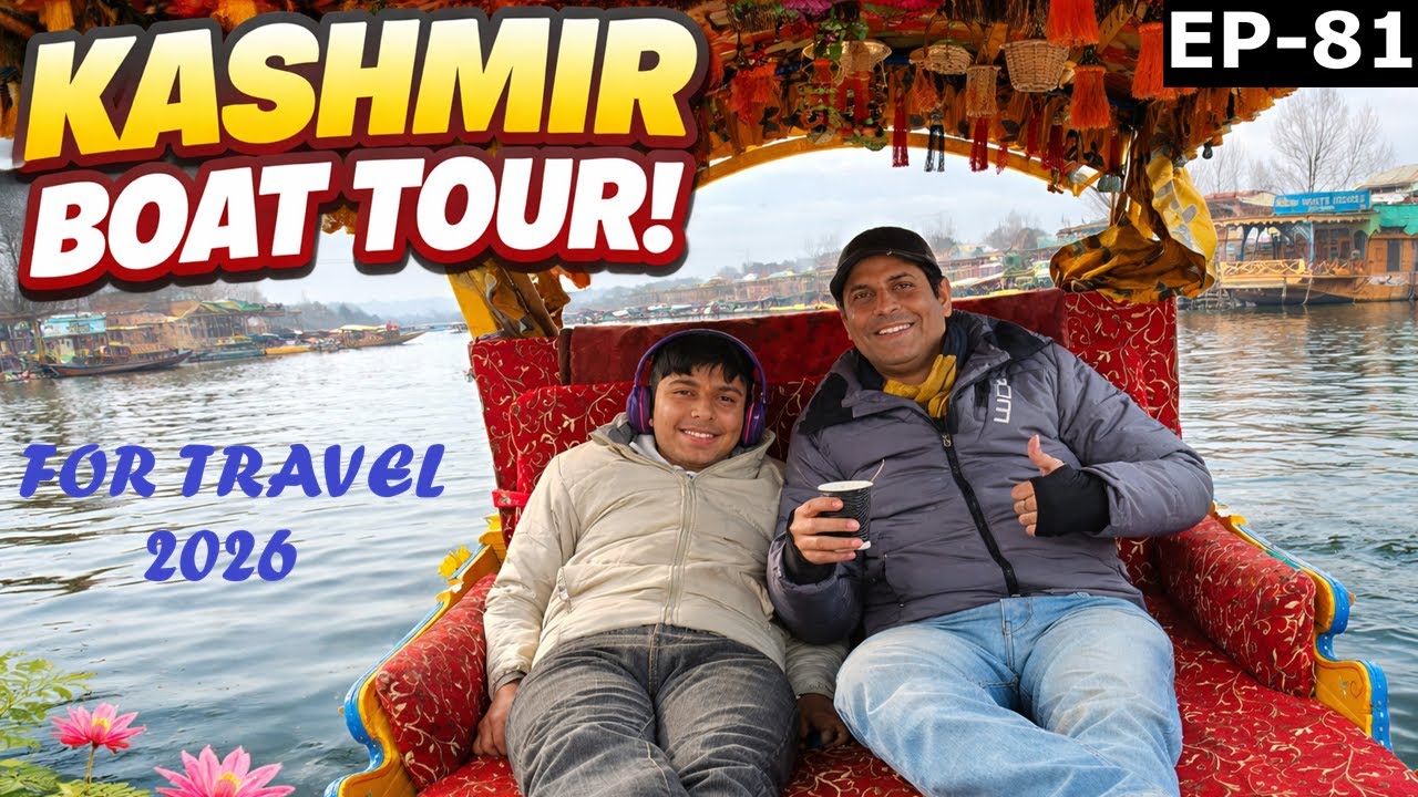Chandigarh to Srinagar Flight ✈️ | Kashmir Tour | Dal Lake Houseboat | Budget Travel Guide 2025