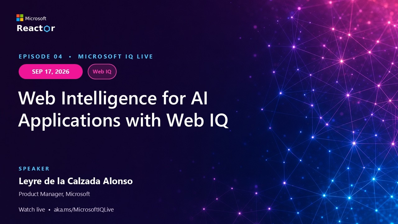 Web Intelligence for AI Applications with Web IQ