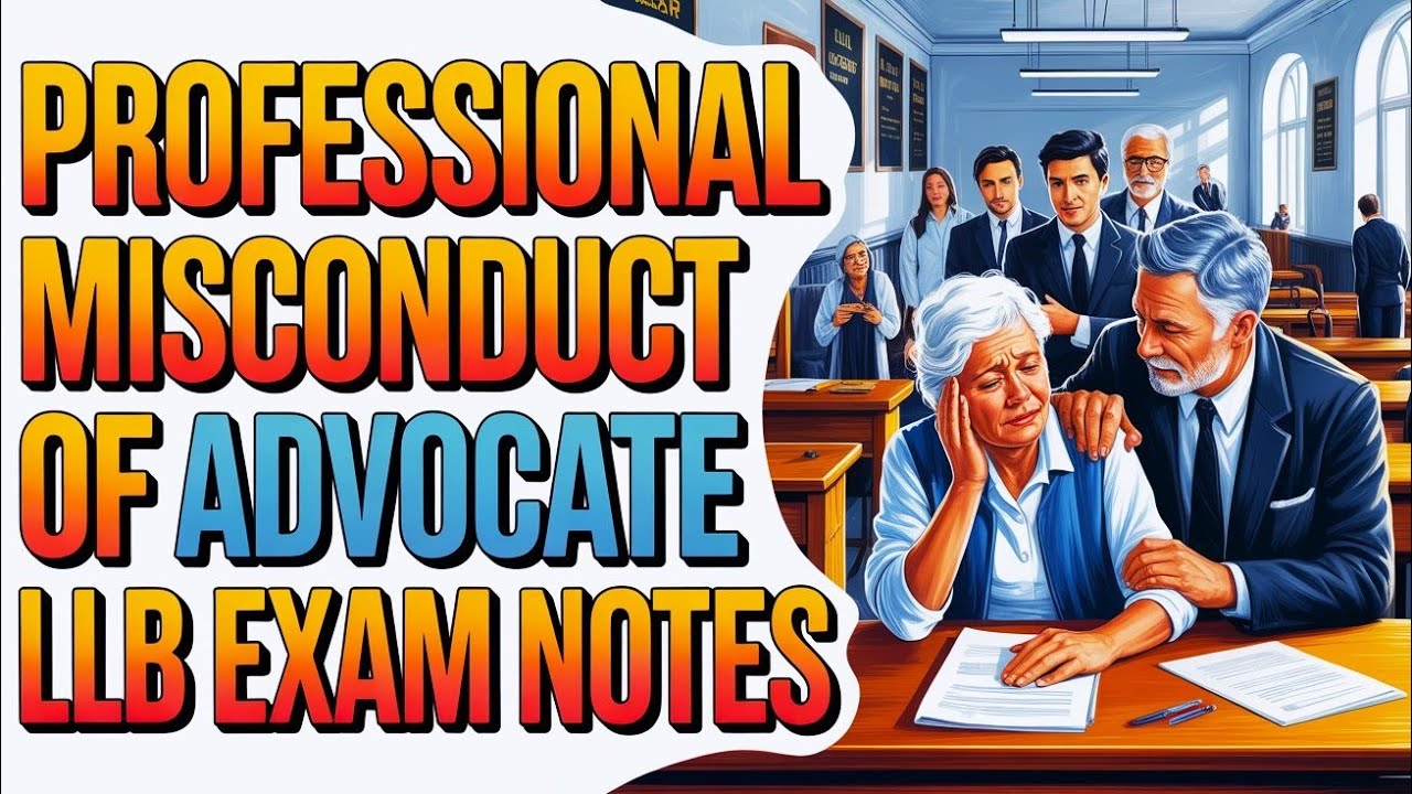 Professional Misconduct of Advocate | Professional Misconduct | Advocates Act 1961 | Complaint LLB