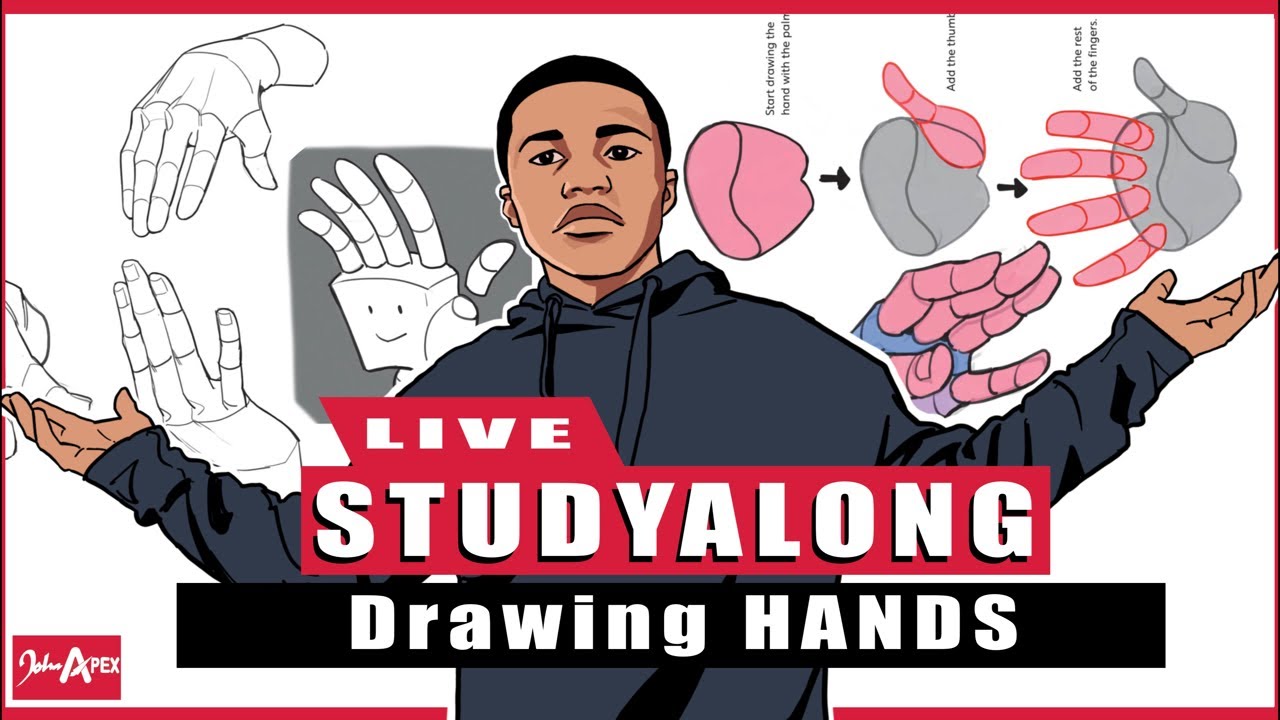 Drawing hands - Late night chill stream