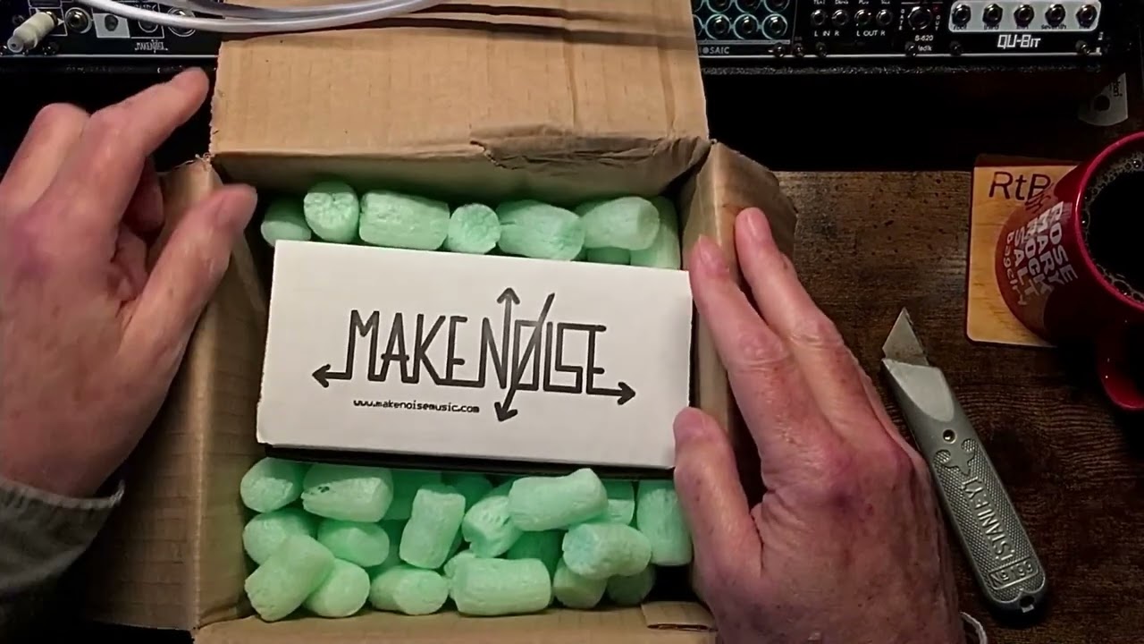Unboxing the last new Make Noise telHarmonic in the world in Rory the Border Studios