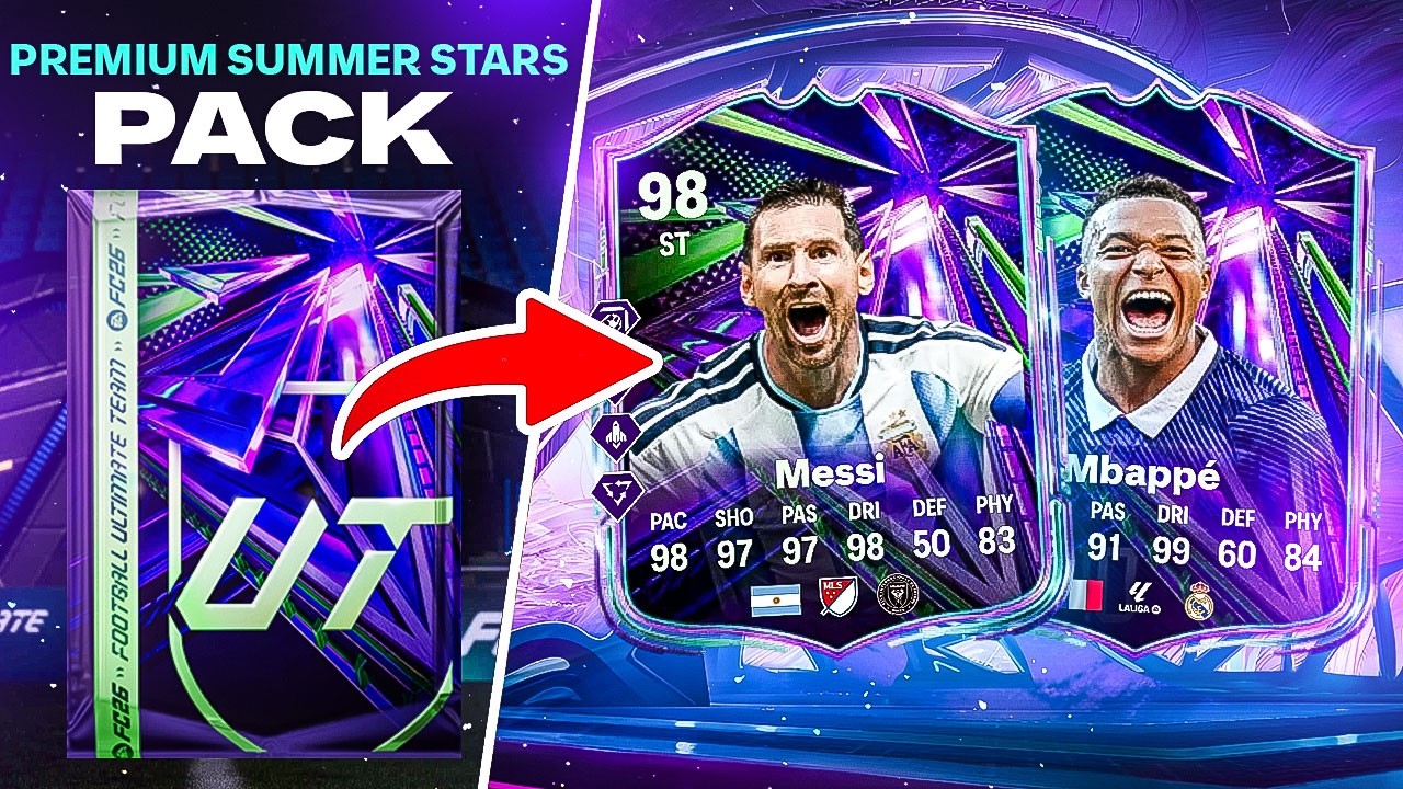 HUGE 98 PACKED! 🚀 UNLIMITED PREMIUM SUMMER STARS GUARANTEE PACKS! #eafc26