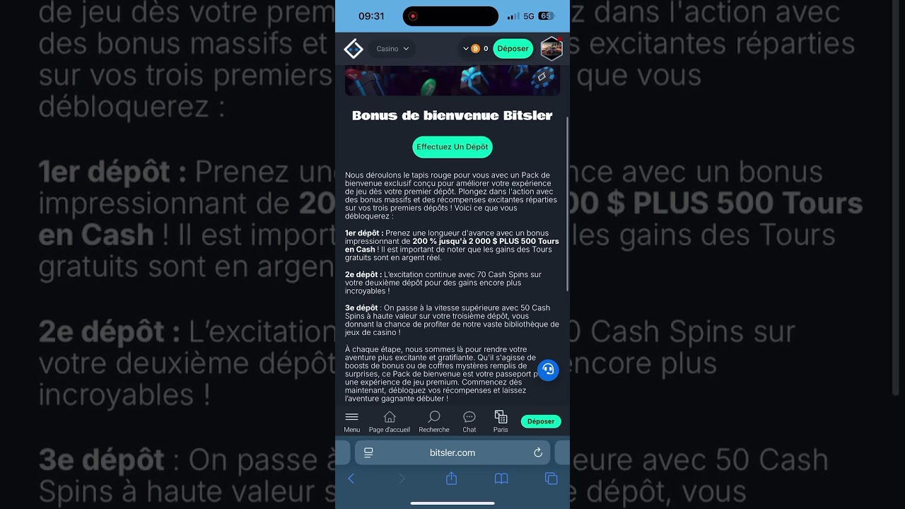 Bénéficier du bonus de bienvenue grâce au lien : 