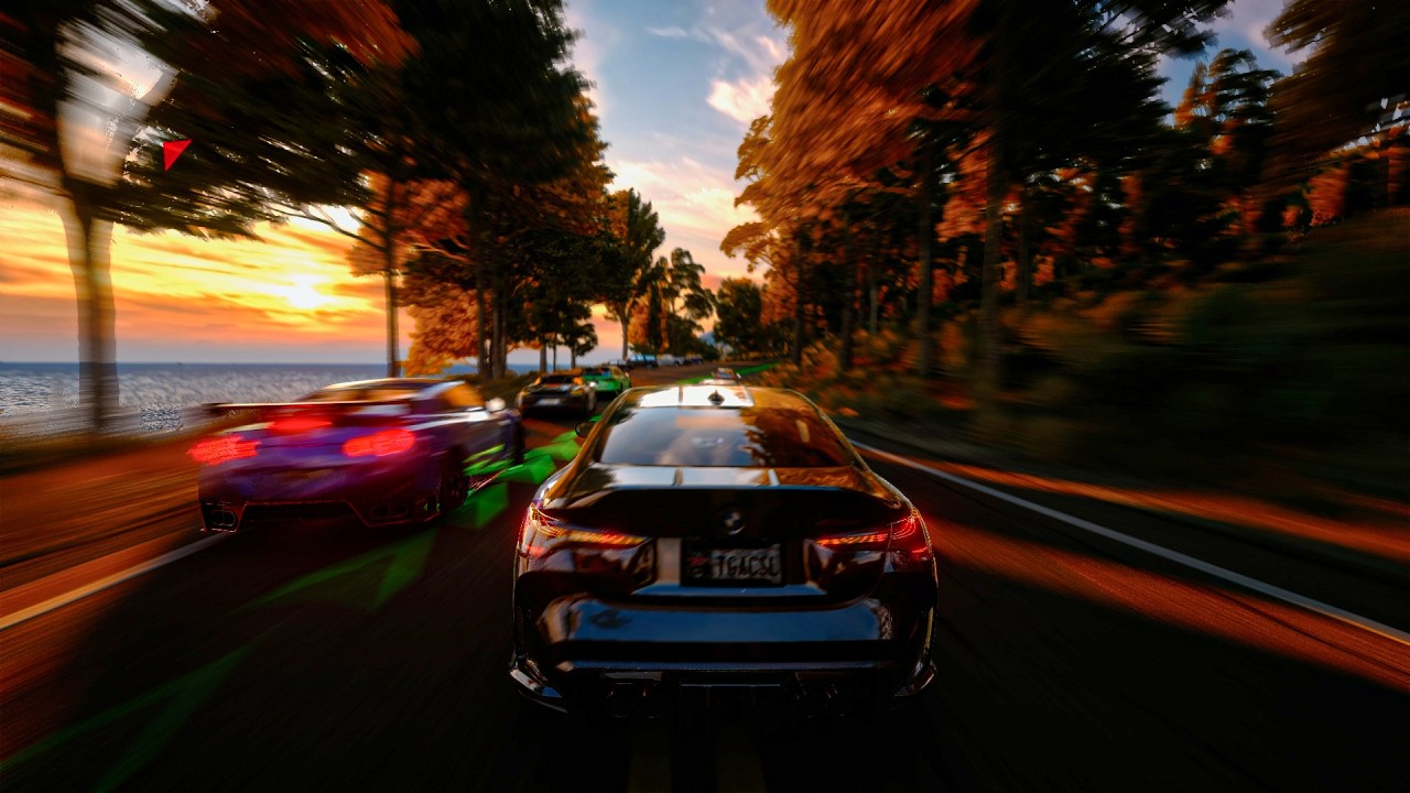 Driving BMW M4 with supercars | Assetto Corsa | 4K Ultra Graphics