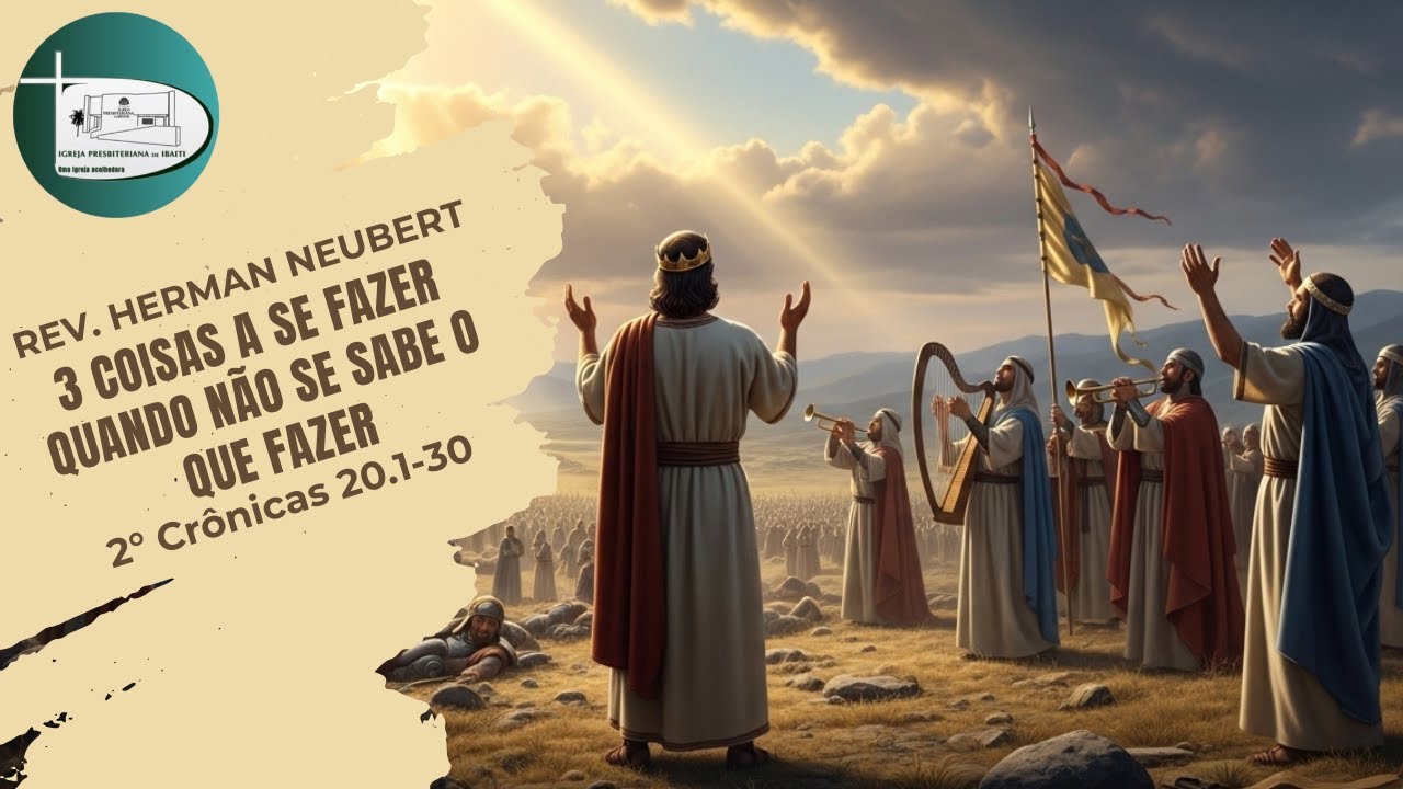 3 COISAS A SE FAZER QUANDO NÃO SE SABE O QUE FAZER - 2° Crônicas 20.1-30 - Rev. Herman Neubert