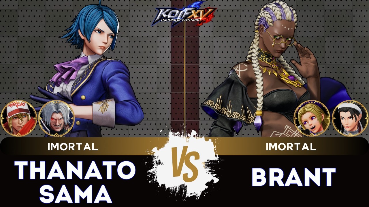 KOF XV▰ THANATO SAMA (O.Rugal/Terry/Elizabeth) 🆚 BRANT (Hinako/Dolores/Chizuru)🎞️Replay Match - 3/26