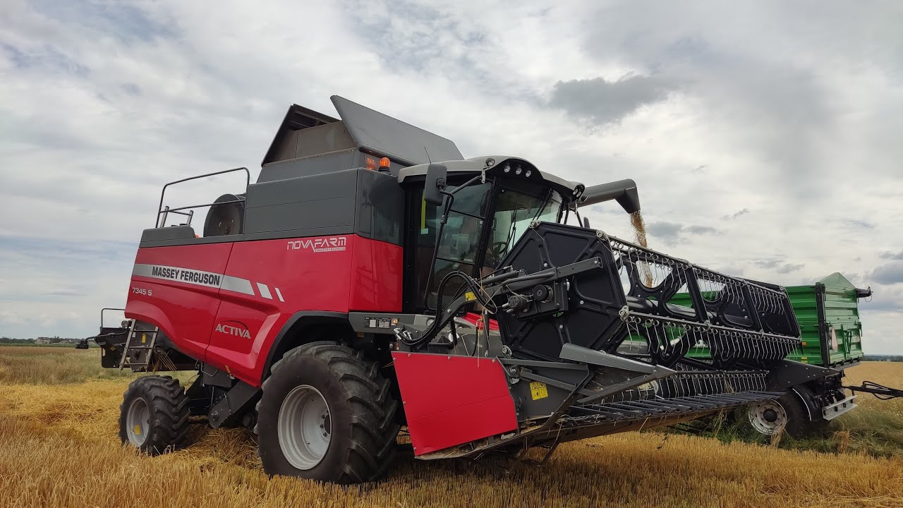 Nowy Nabytek 2022😍Massey Ferguson Activa 7345 S😱Żniwa Jęczmienia 2022😎