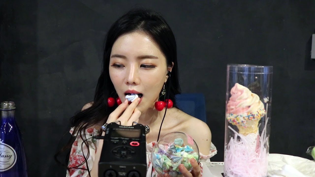 고두림] 한국어 ASMR eating sound / 머랭 / meringue / 잇팅사운드