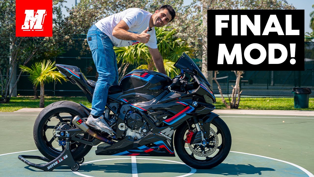 Final Mod for the Full Carbon BMW M1000RR! | Alpha Racing Quick Shifter Install | Motomillion