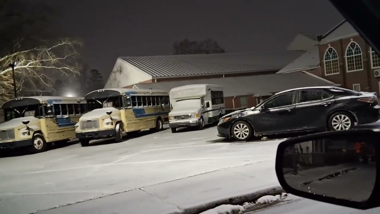 Snow Falling in Downtown Columbia, SC 1-31-2026 pt.2/2