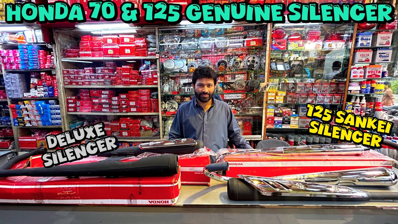 125 Motorcycle Genuine Silencer😱🔥|| Sankei 2011 Genuine Silencer‼️|| Pak Moto