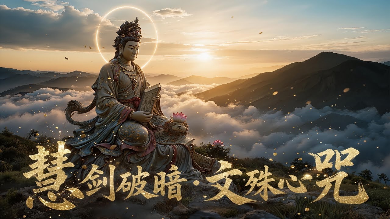 《慧剑破暗 · 文殊心咒》佛音与现代音乐融合｜史诗级文殊菩萨心咒