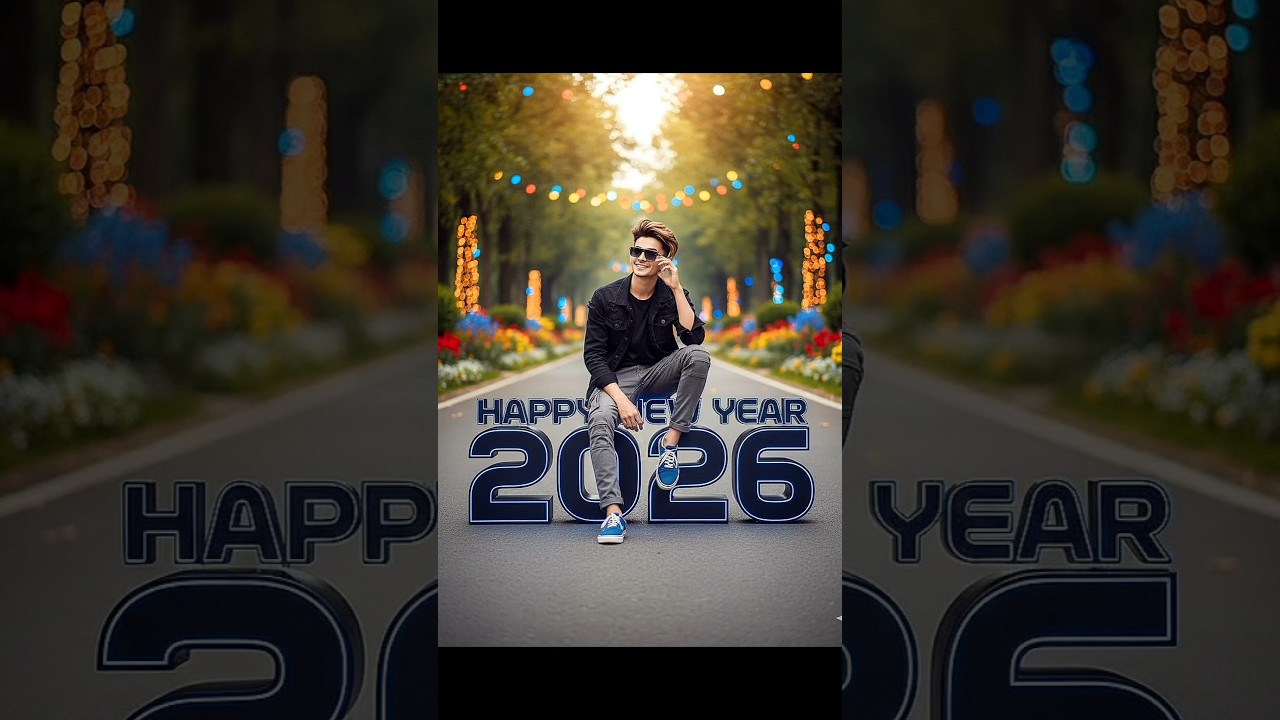 Happy New Year 2026 Editing Gemini Ai Photo Editing Ai 2026 Photo Edit #picsart #edit #ai #tutorial