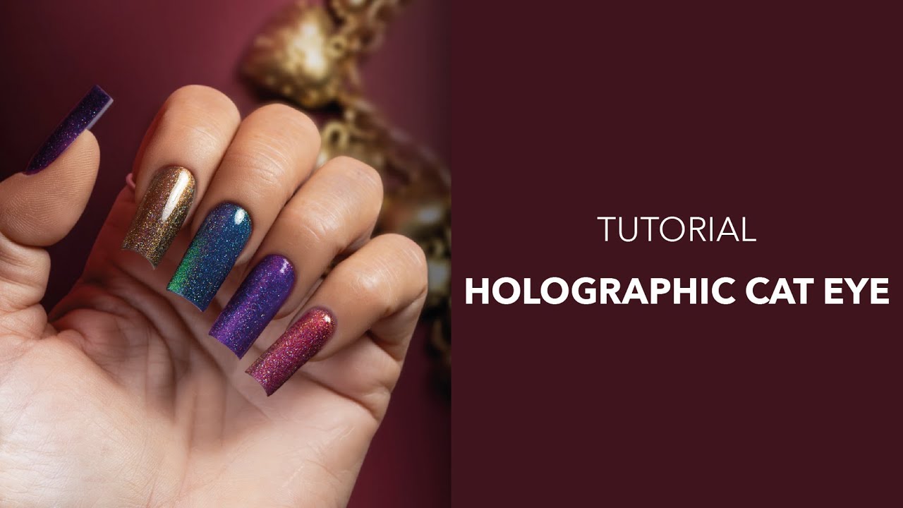 💫 Tutorial de Verniz Gel Magnético |  Express Holographic Cat Eye #urbandesigncare #nails