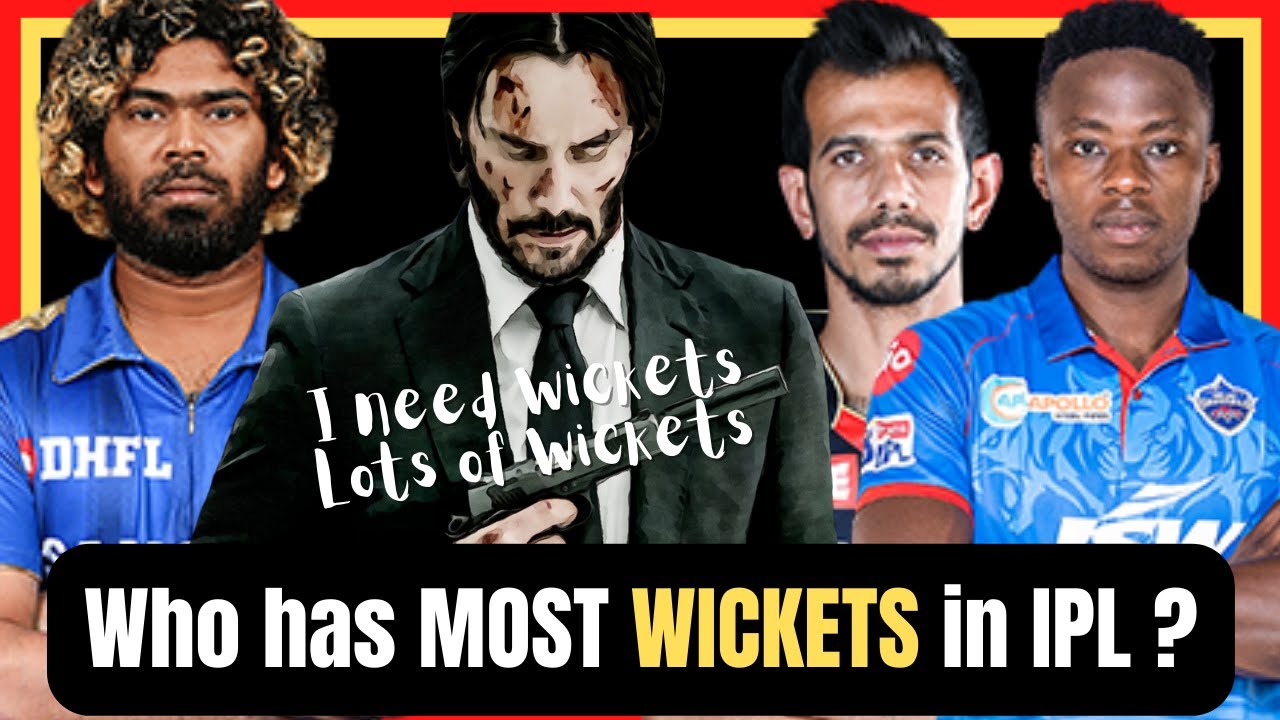 MOST WICKETS in IPL HISTORY | Top 10 | Highest dismissals by a bowler ever