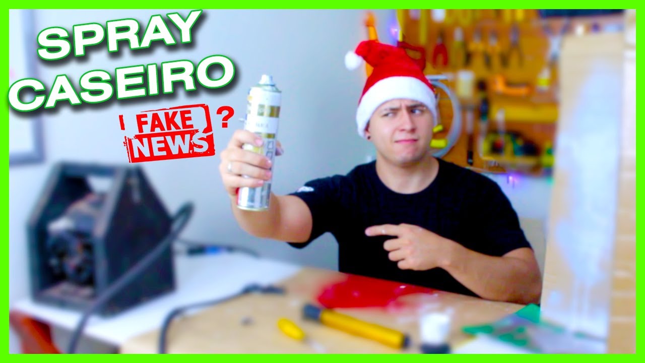 Como Fazer Tinta Spray Recarregável ( FAKE? )