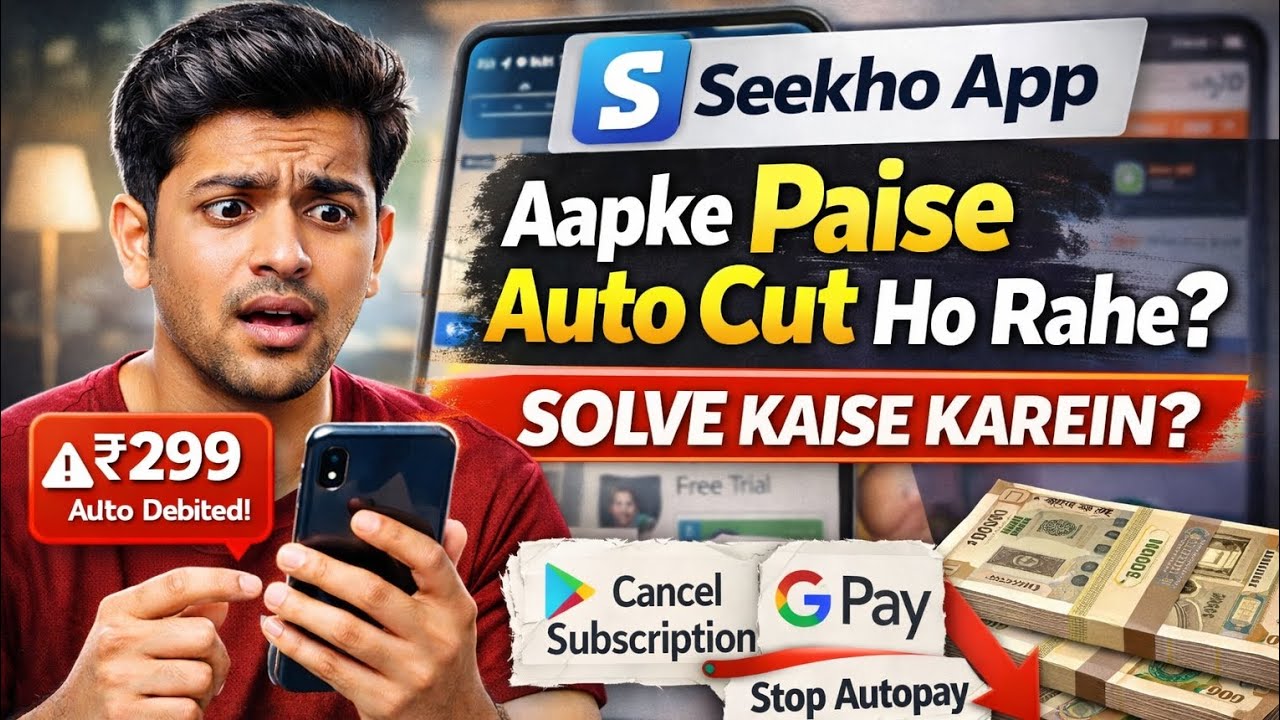 Seekho App Se Paise Kat Rahe Hain? Abhi Solve Karein