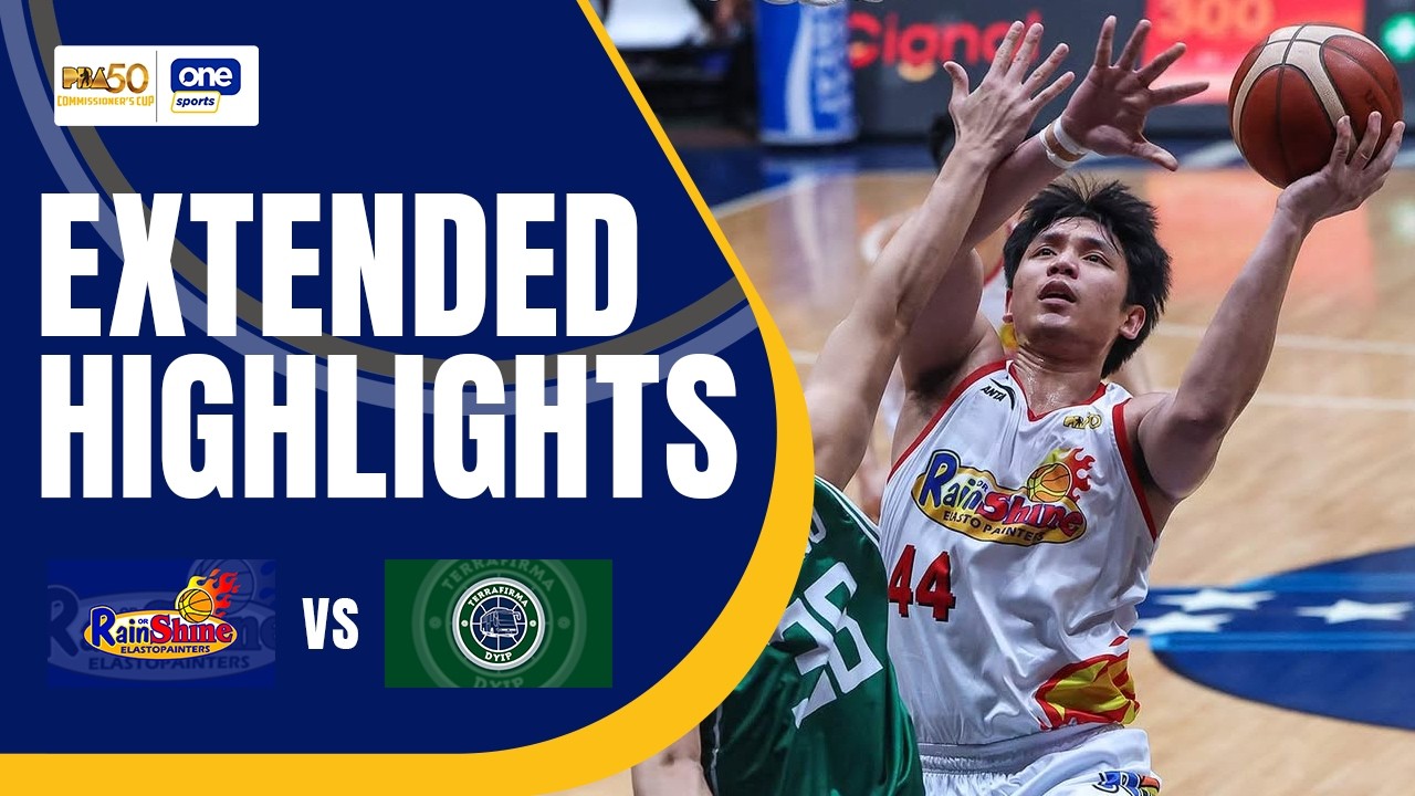 TERRAFIRMA vs RAIN OR SHINE | EXTENDED HIGHLIGHTS | PBA SEASON 50 COMMISSIONER&rsquo;S CUP