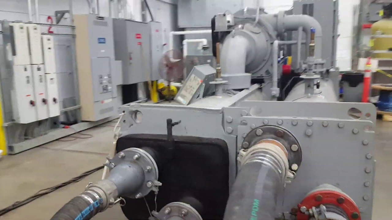 Like New Carrier Water-Cooled Centrifugal 19XR Chiller SKU# 1442