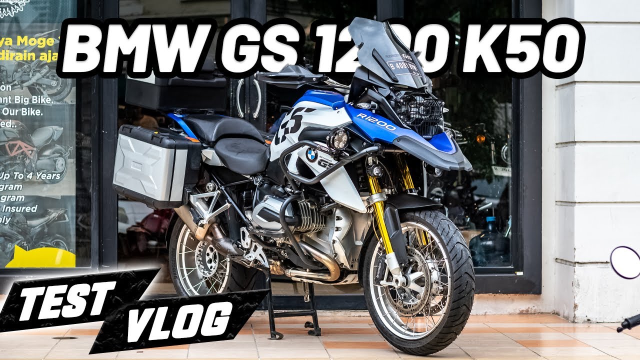 BMW GS 1200 K50 2013 Test ride Review | MOTOR TOURING TERCANGGIH DAN NYAMAN ?! | TestVlog #11